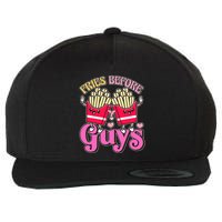 Funny Cute Valentines Day Fries Before Guys Wool Snapback Cap