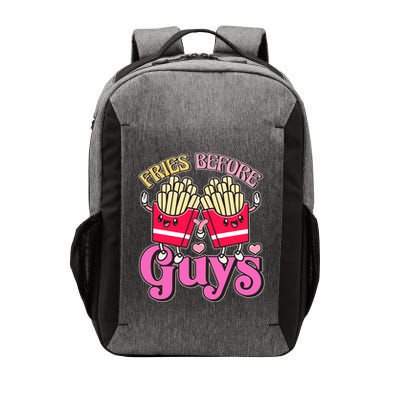 Funny Cute Valentines Day Fries Before Guys Vector Backpack