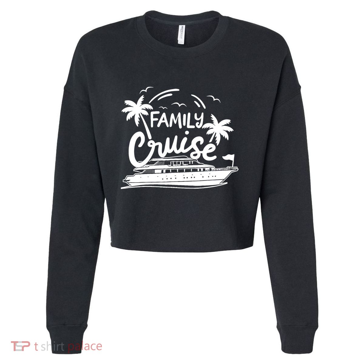 Family Cruise Vacation Outfits Cruise Squad Family Cruise Cropped Pullover Crew