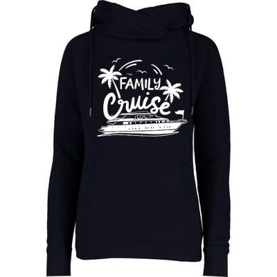 Family Cruise Vacation Outfits Cruise Squad Family Cruise Womens Funnel Neck Pullover Hood