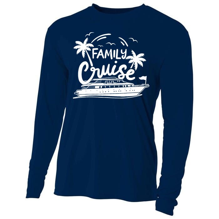 Family Cruise Vacation Outfits Cruise Squad Family Cruise Cooling Performance Long Sleeve Crew