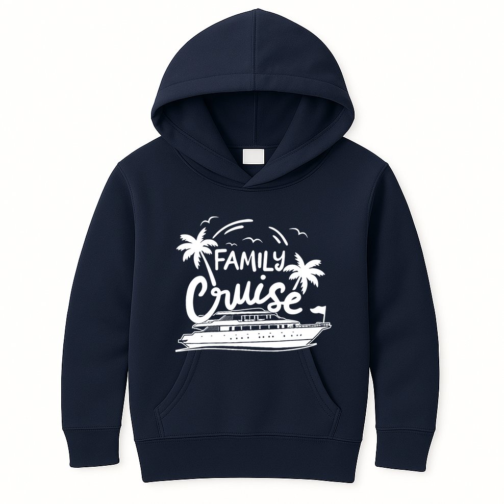 Family Cruise Vacation Outfits Cruise Squad Family Cruise Kids Hoodie