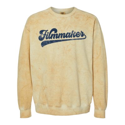 Filmmaker Cute Vintage Graphic Colorblast Crewneck Sweatshirt