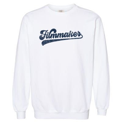 Filmmaker Cute Vintage Graphic Garment-Dyed Sweatshirt