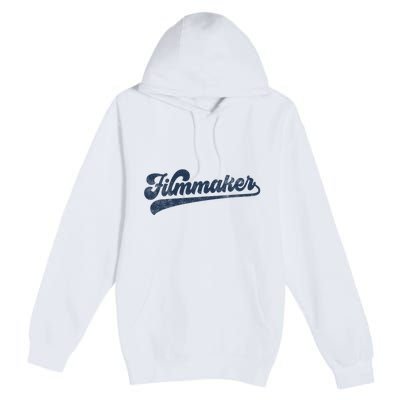 Filmmaker Cute Vintage Graphic Premium Pullover Hoodie