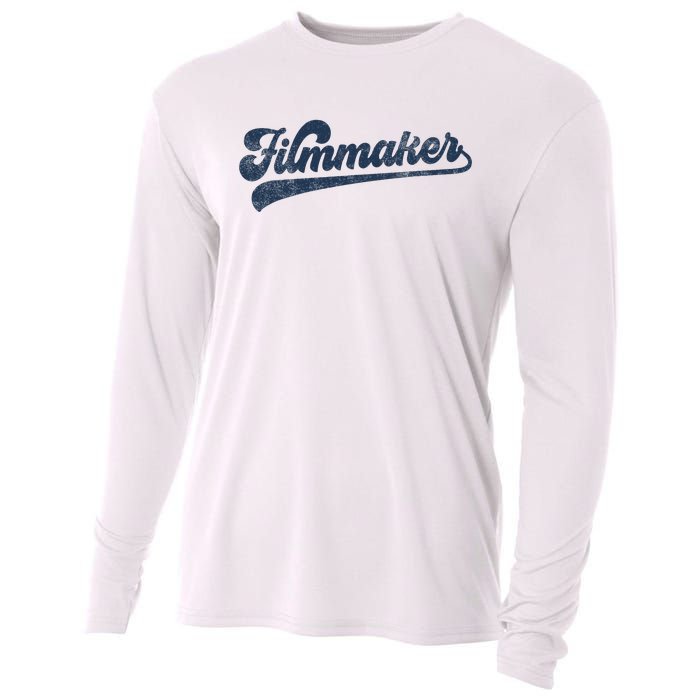 Filmmaker Cute Vintage Graphic Cooling Performance Long Sleeve Crew