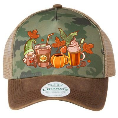 Fall Coffee Vintage Thanksgiving Pumpkin Spice Legacy Tie Dye Trucker Hat