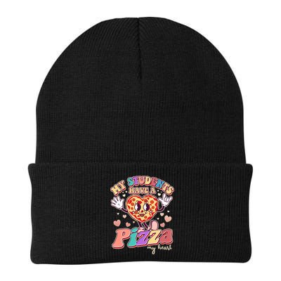 Funny Cute Valentines Day My Students Have A Pizza My Heart Beanie