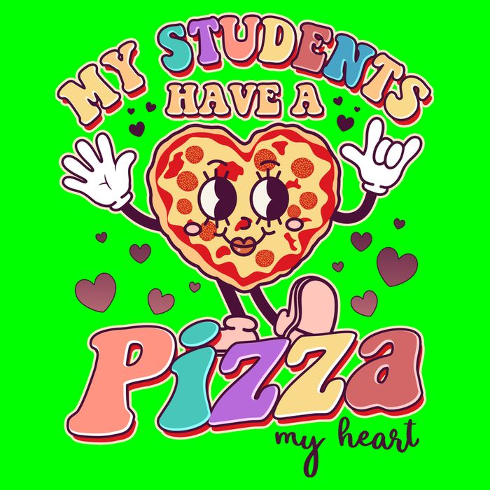 Funny Cute Valentines Day My Students Have A Pizza My Heart Bag