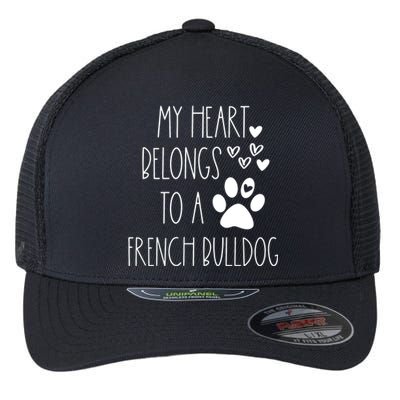 Funny Cute Valentines Day Gift For French Bulldog Dog Lover Gift Flexfit Unipanel Trucker Cap