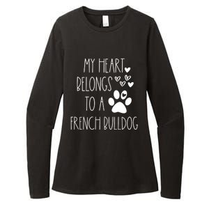 Funny Cute Valentines Day Gift For French Bulldog Dog Lover Gift Womens CVC Long Sleeve Shirt