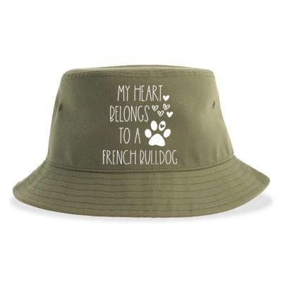 Funny Cute Valentines Day Gift For French Bulldog Dog Lover Gift Sustainable Bucket Hat