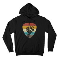 funny Classic Vintage Rock 'n Roll Music Guitars Hoodie