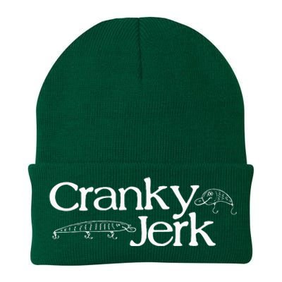 Funny Cranky Vintage Outdoor Fishing Lure Knit Cap Winter Beanie