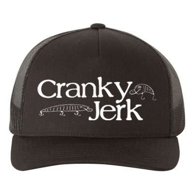 Funny Cranky Vintage Outdoor Fishing Lure Yupoong Adult 5-Panel Trucker Hat