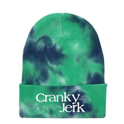 Funny Cranky Vintage Outdoor Fishing Lure Tie Dye 12in Knit Beanie