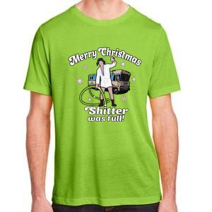 Funny Christmas Vacation Merry Christmas Shitters Full Christmas Adult ChromaSoft Performance T-Shirt