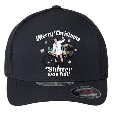 Funny Christmas Vacation Merry Christmas Shitters Full Christmas Flexfit Unipanel Trucker Cap