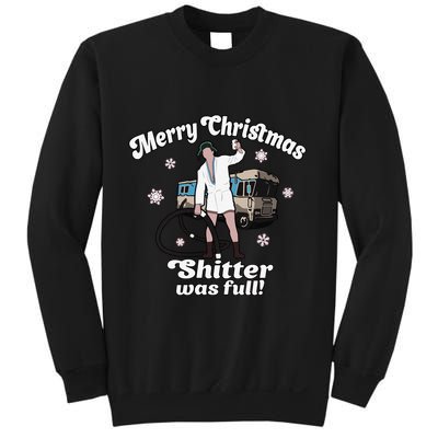 Funny Christmas Vacation Merry Christmas Shitters Full Christmas Sweatshirt
