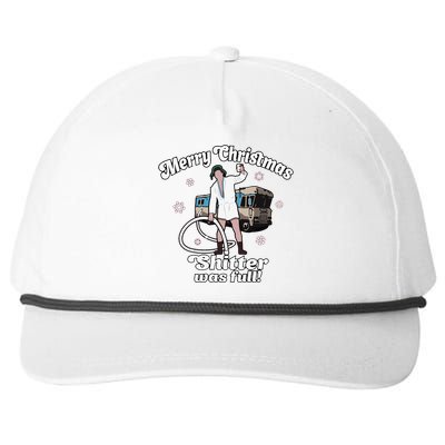 Funny Christmas Vacation Merry Christmas Shitters Full Christmas Snapback Five-Panel Rope Hat