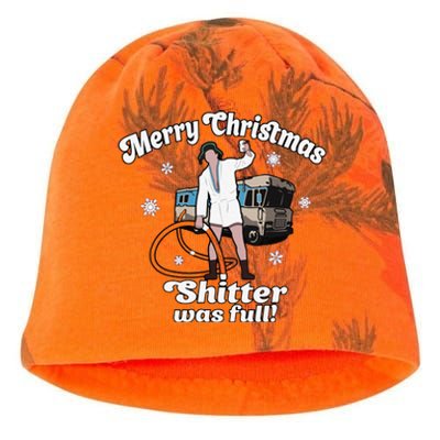 Funny Christmas Vacation Merry Christmas Shitters Full Christmas Kati - Camo Knit Beanie