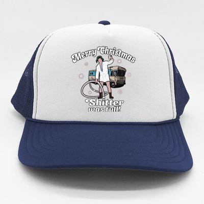 Funny Christmas Vacation Merry Christmas Shitters Full Christmas Trucker Hat