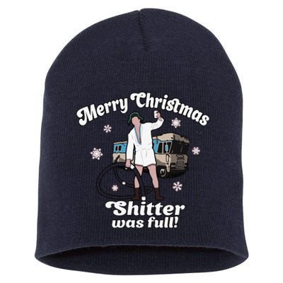 Funny Christmas Vacation Merry Christmas Shitters Full Christmas Short Acrylic Beanie