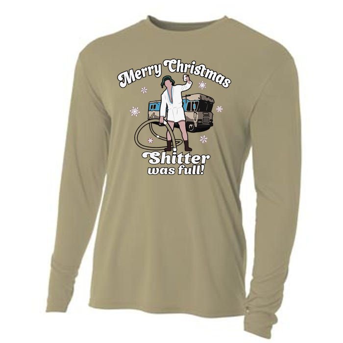 Funny Christmas Vacation Merry Christmas Shitters Full Christmas Cooling Performance Long Sleeve Crew