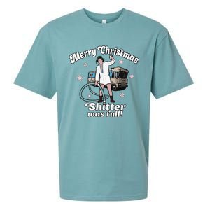 Funny Christmas Vacation Merry Christmas Shitters Full Christmas Sueded Cloud Jersey T-Shirt