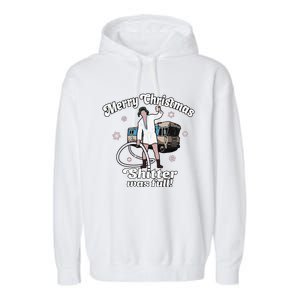 Funny Christmas Vacation Merry Christmas Shitters Full Christmas Garment-Dyed Fleece Hoodie