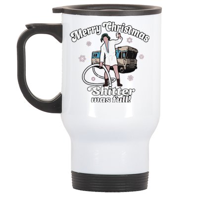 Funny Christmas Vacation Merry Christmas Shitters Full Christmas Stainless Steel Travel Mug