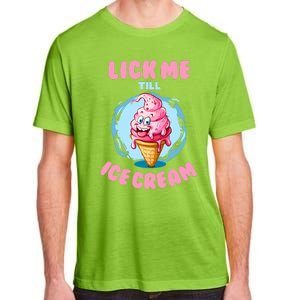 Funny Cartoon Valentines Day Cute Ice Cream Romantic Adult ChromaSoft Performance T-Shirt