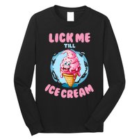 Funny Cartoon Valentines Day Cute Ice Cream Romantic Long Sleeve Shirt