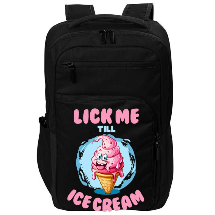 Funny Cartoon Valentines Day Cute Ice Cream Romantic Impact Tech Backpack