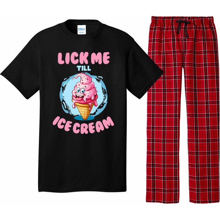 Funny Cartoon Valentines Day Cute Ice Cream Romantic Pajama Set