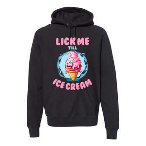 Funny Cartoon Valentines Day Cute Ice Cream Romantic Premium Hoodie