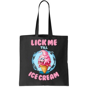 Funny Cartoon Valentines Day Cute Ice Cream Romantic Tote Bag