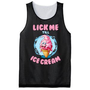 Funny Cartoon Valentines Day Cute Ice Cream Romantic Mesh Reversible Basketball Jersey Tank