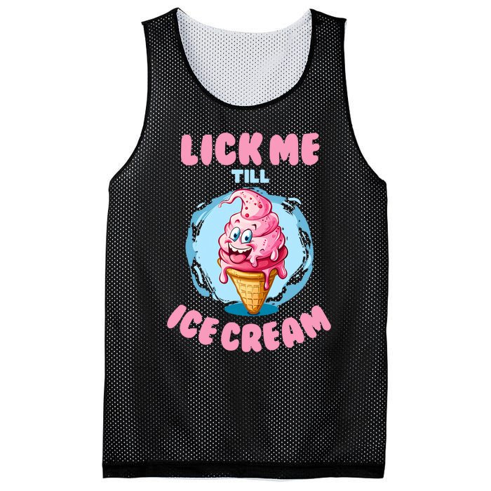 Funny Cartoon Valentines Day Cute Ice Cream Romantic Mesh Reversible Basketball Jersey Tank