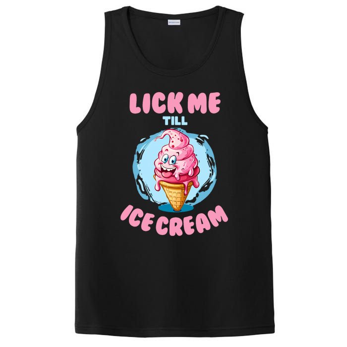 Funny Cartoon Valentines Day Cute Ice Cream Romantic PosiCharge Competitor Tank