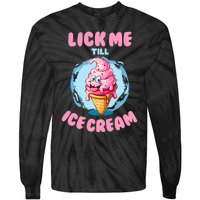 Funny Cartoon Valentines Day Cute Ice Cream Romantic Tie-Dye Long Sleeve Shirt