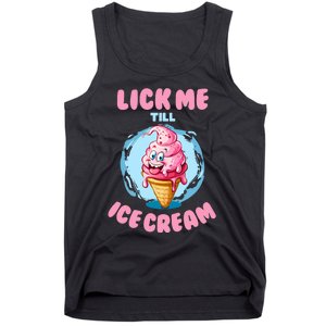 Funny Cartoon Valentines Day Cute Ice Cream Romantic Tank Top