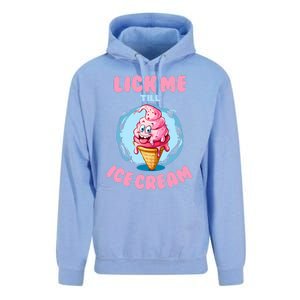 Funny Cartoon Valentines Day Cute Ice Cream Romantic Unisex Surf Hoodie