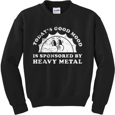 Funny Cute Vintage Retro Heavy Metal or Heavy Metal Kids Sweatshirt