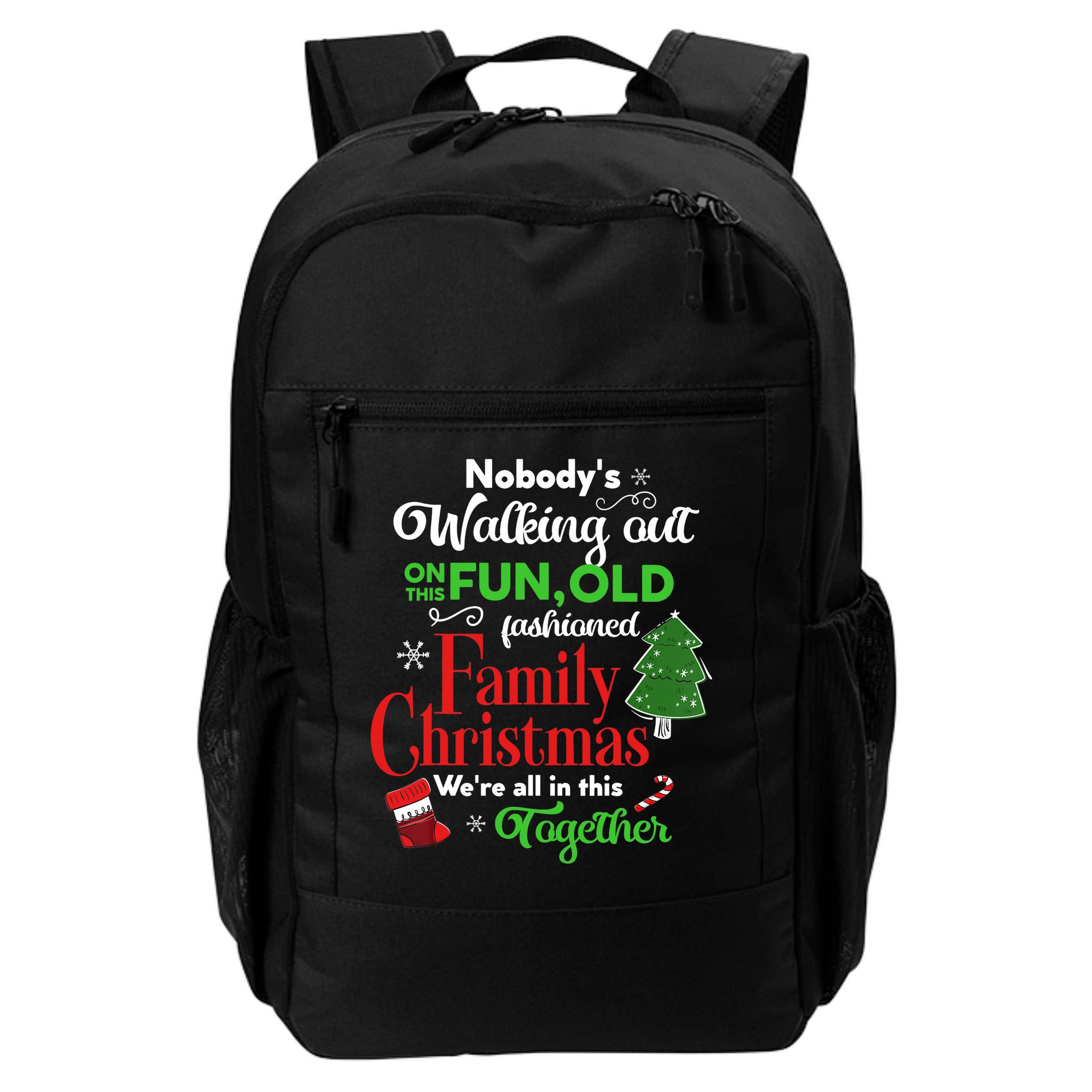 Family Christmas Vacation Pajamas Funny XMAS Ugly Christmas Backpack