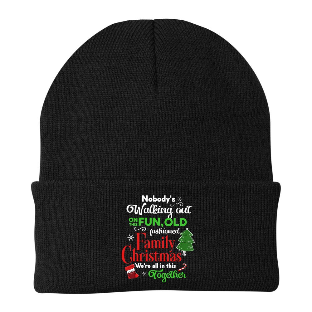 Family Christmas Vacation Pajamas Funny XMAS Ugly Christmas Beanie