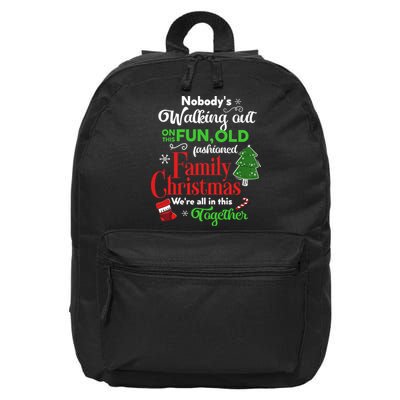 Family Christmas Vacation Pajamas Funny XMAS Ugly Christmas 16 in Basic Backpack