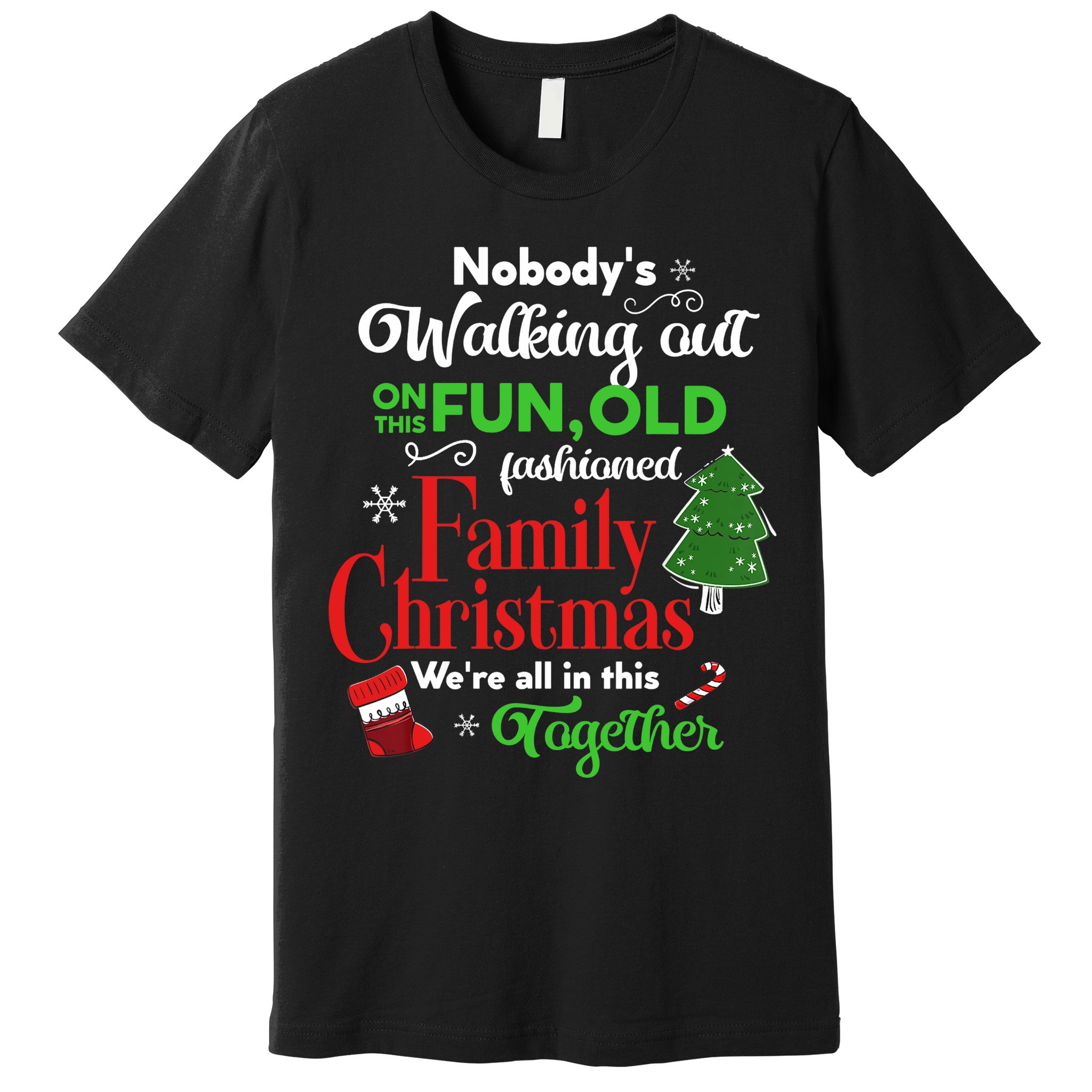 Family Christmas Vacation Pajamas Funny XMAS Ugly Christmas Premium T-Shirt