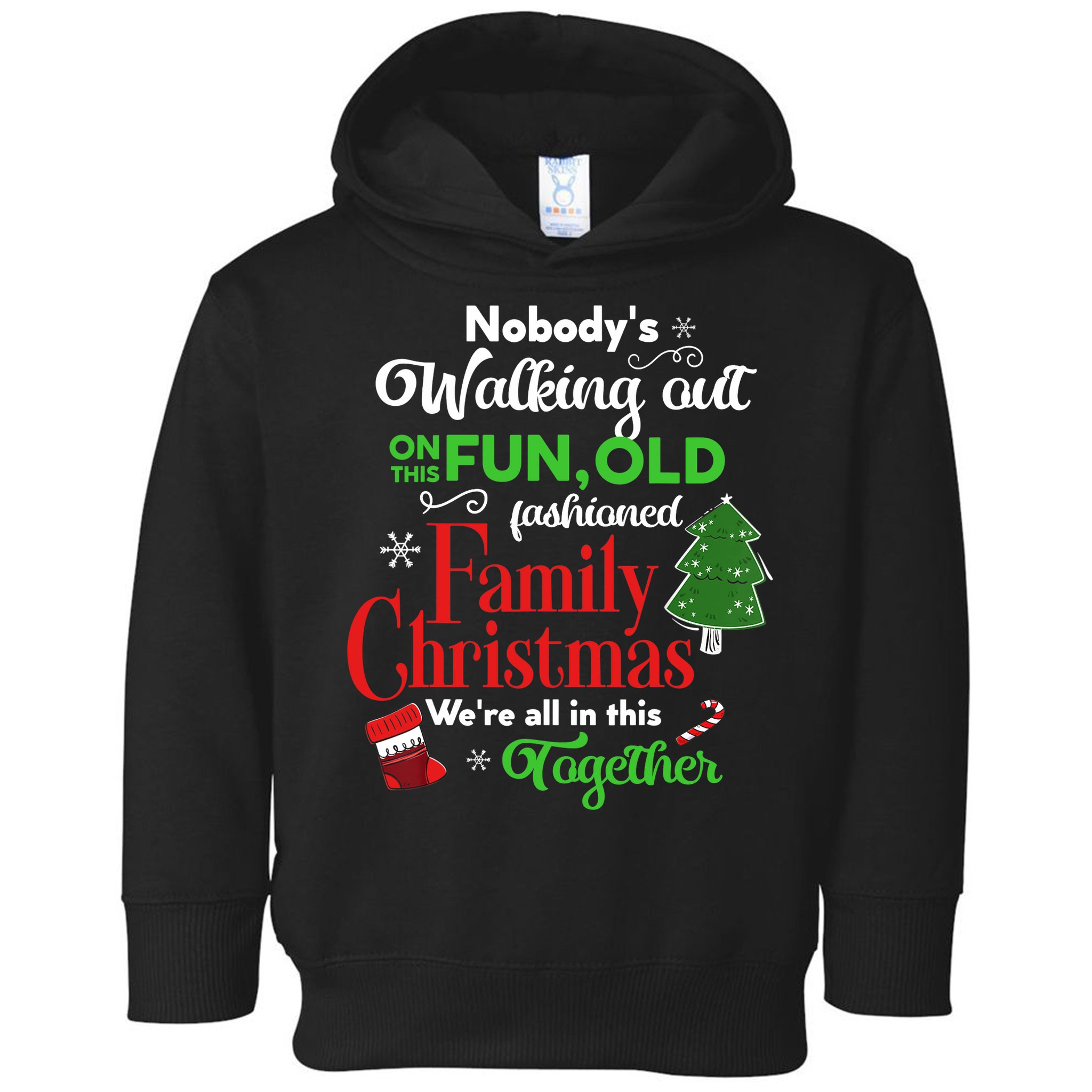 Family Christmas Vacation Pajamas Funny XMAS Ugly Christmas Toddler Hoodie