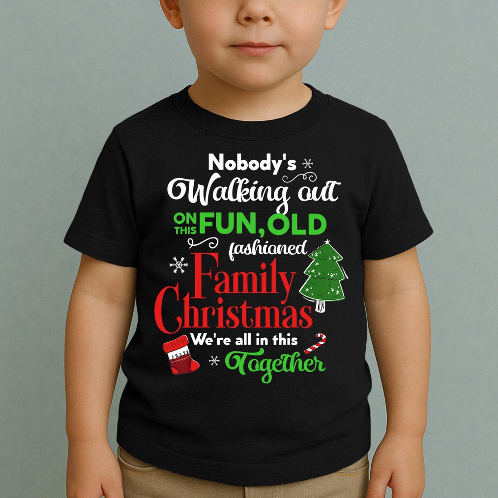 Family Christmas Vacation Pajamas Funny XMAS Ugly Christmas Toddler T-Shirt